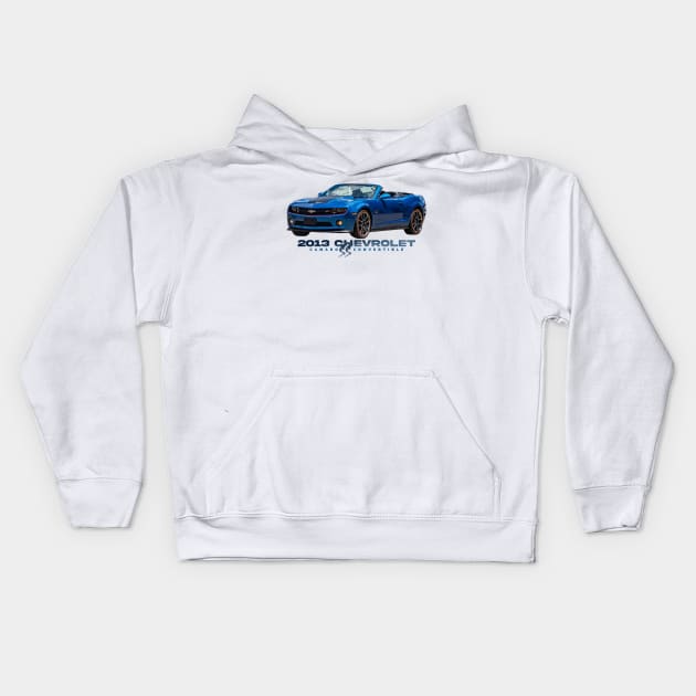 2013 Chevrolet Camaro SS Convertible Kids Hoodie by Gestalt Imagery